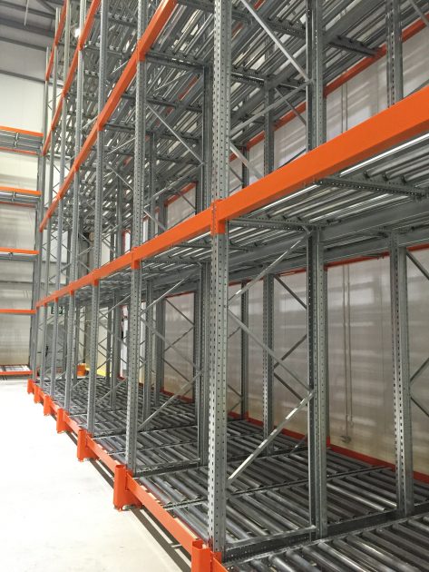 Push Back Pallet Racking